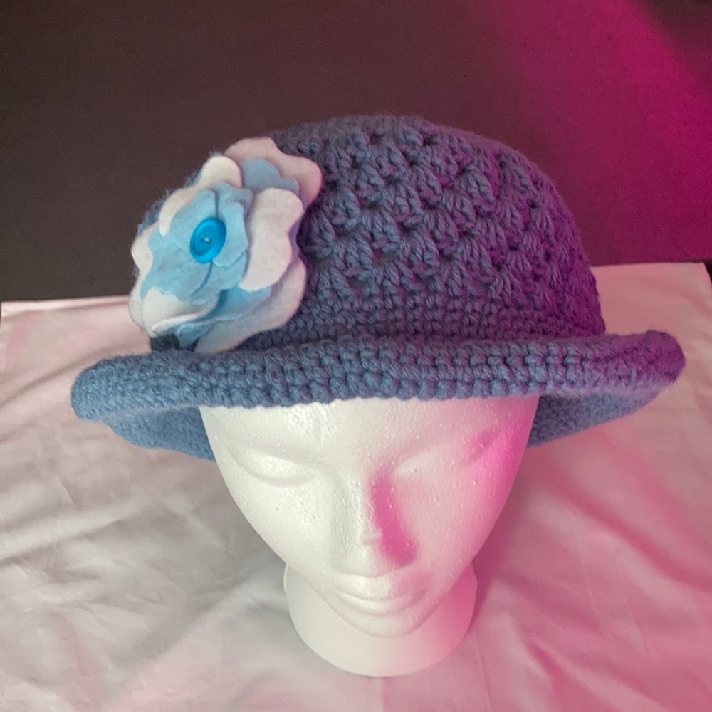 Hand crafted crochet hat